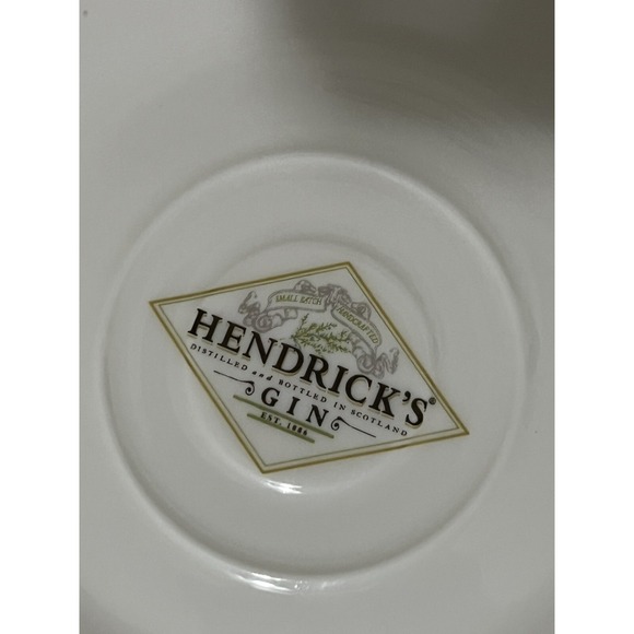 Hendrick's Gin Collectable Tea Cup And Saucer Set rare - Picture 7 of 14